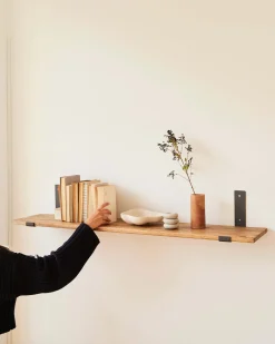 Baldas Y Estantes-Hannun Estantería Wodo madera recuperada