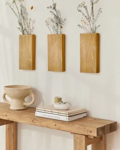 Decoración De Pared|Objetos Decorativos-Hannun Jarrón florero de pared Koen