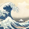 Láminas-Hannun Lámina The Great Wave of Kanagawa