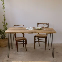 Mesas De Comedor-Hannun Mesa de comedor Yorel madera recuperada