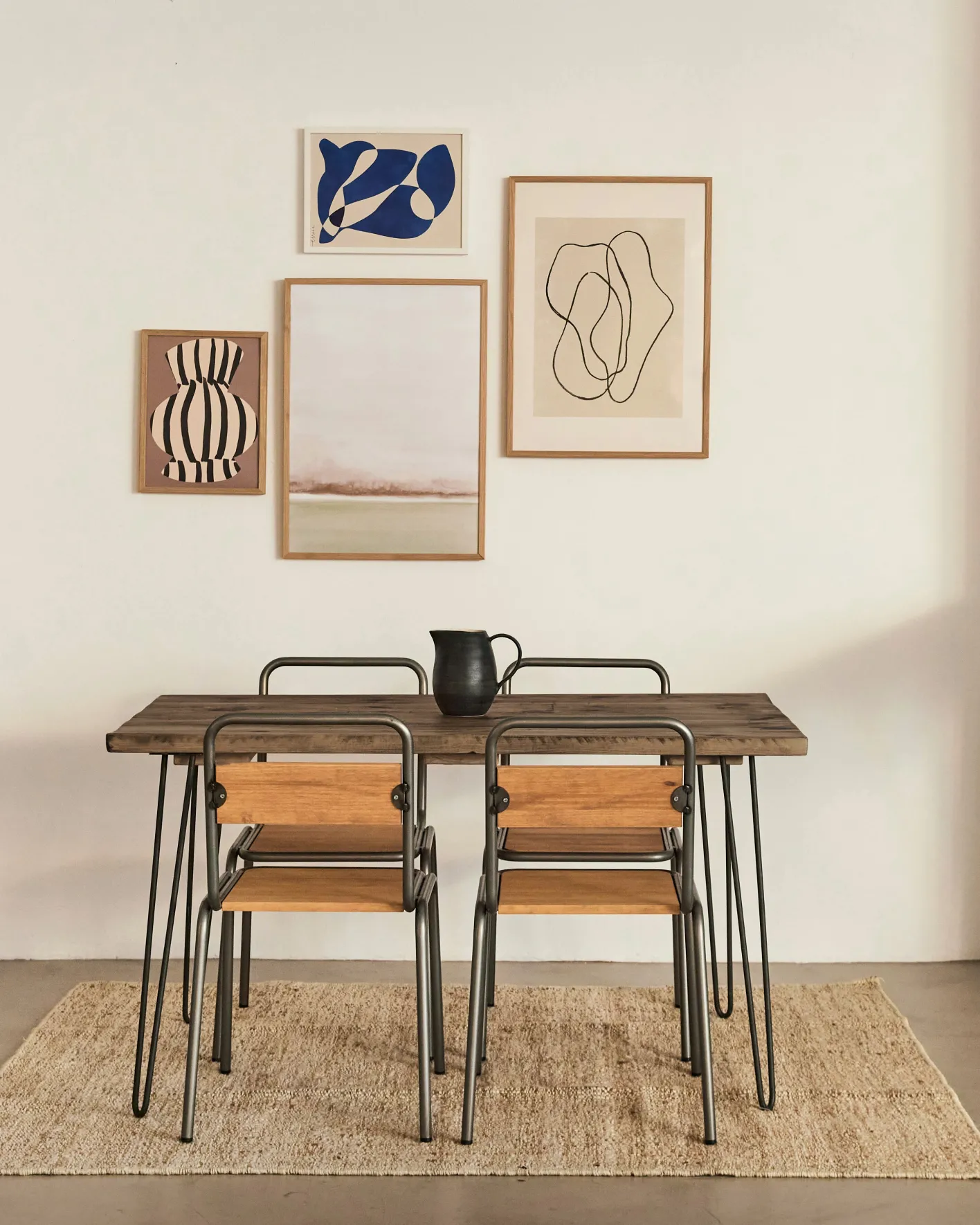 Mesas De Comedor-Hannun Mesa de comedor Yorel madera recuperada