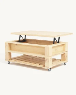Mesas De Centro-Hannun Mesa elevable Meike