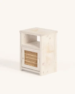 Mesitas De Noche-Hannun Mesita de noche con puerta Kerlin