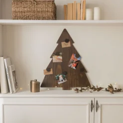Objetos Decorativos-Hannun Portafotos navideño Nakai Castañooscuro