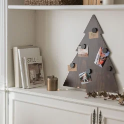 Objetos Decorativos-Hannun Portafotos navideño Nakai Castañooscuro