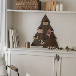 Objetos Decorativos-Hannun Portafotos navideño Nakai Castañooscuro