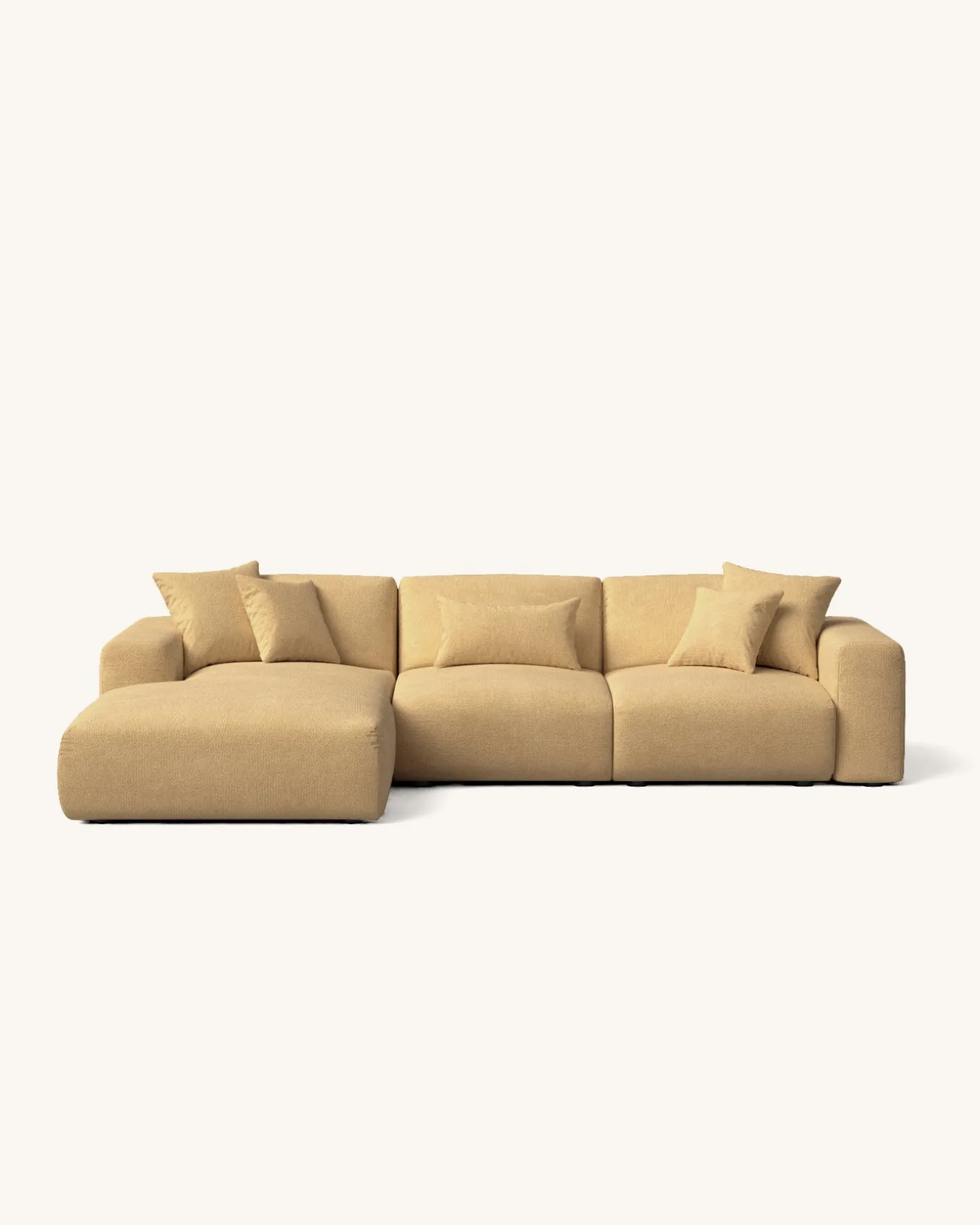 Sofás-Hannun Sofá chaise longue Enzo