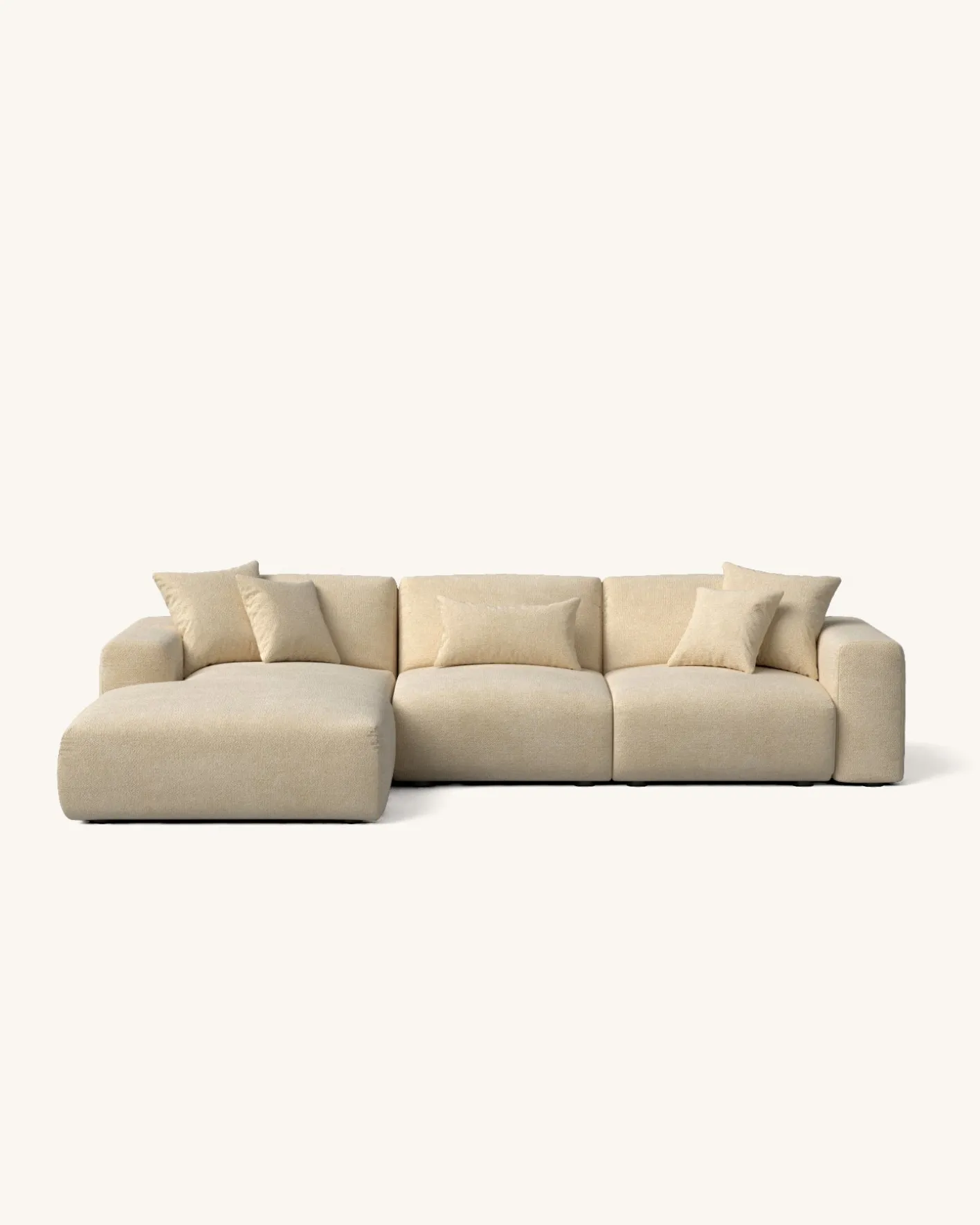 Sofás-Hannun Sofá chaise longue Enzo