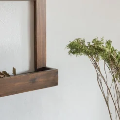 Decoración De Pared-Hannun Ventana decorativa Hawin Nogal